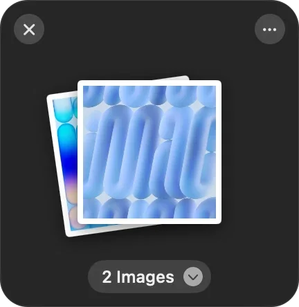 Historr Drag Shelf holding two images